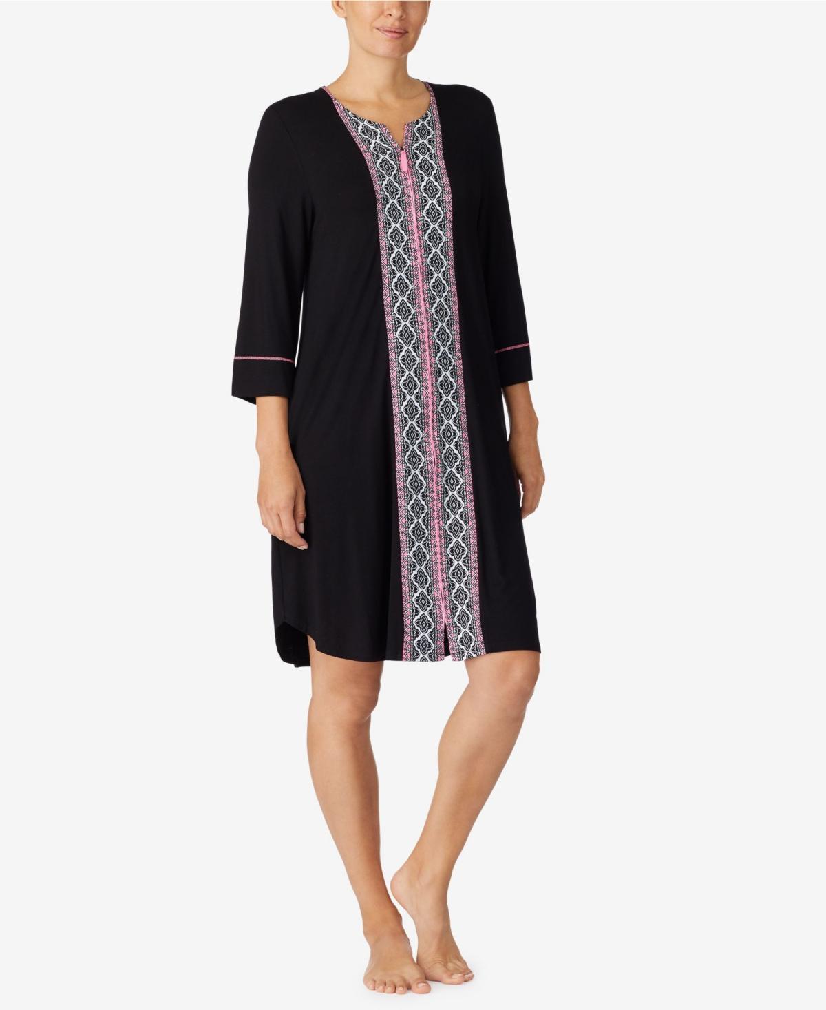 Ellen Tracy Womens Short Zip Front Robe Product Image