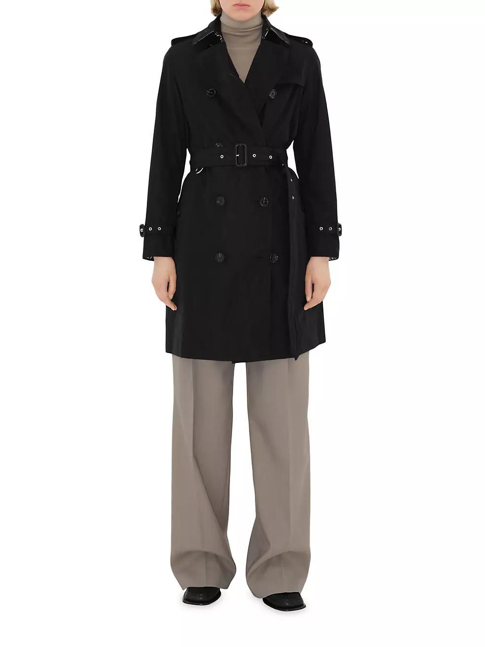 Kensington Belted Double-Breasted Logo Coat Product Image