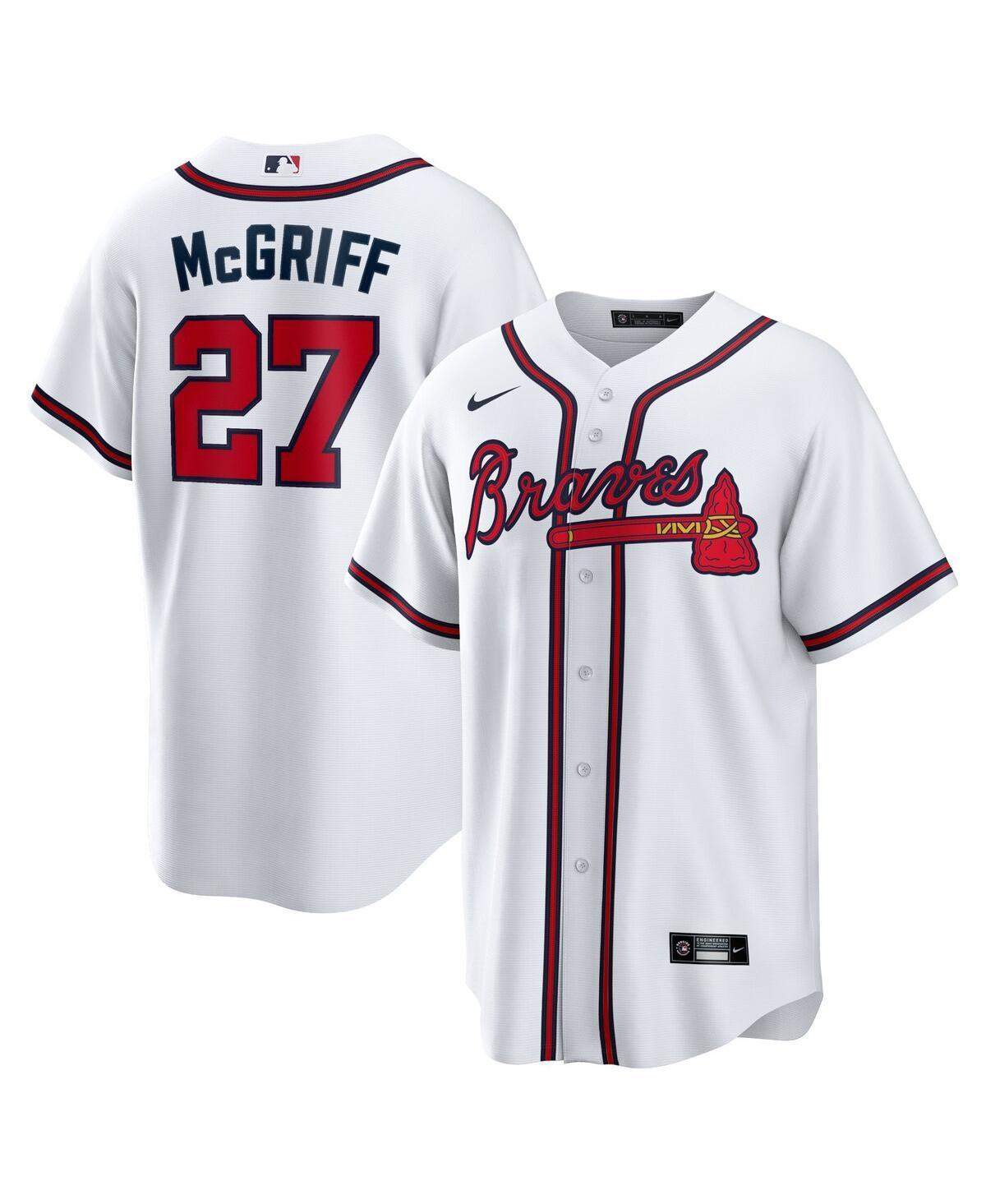 Mens Nike Fred McGriff White Atlanta Braves 2023 Hall of Fame Inline Replica Jersey - White Product Image