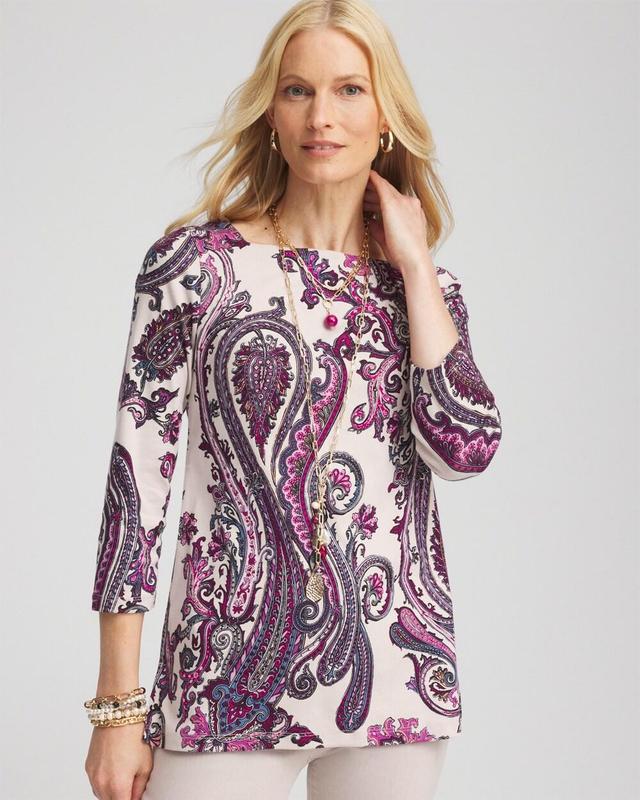 Paisley Square Neck Tunic Product Image