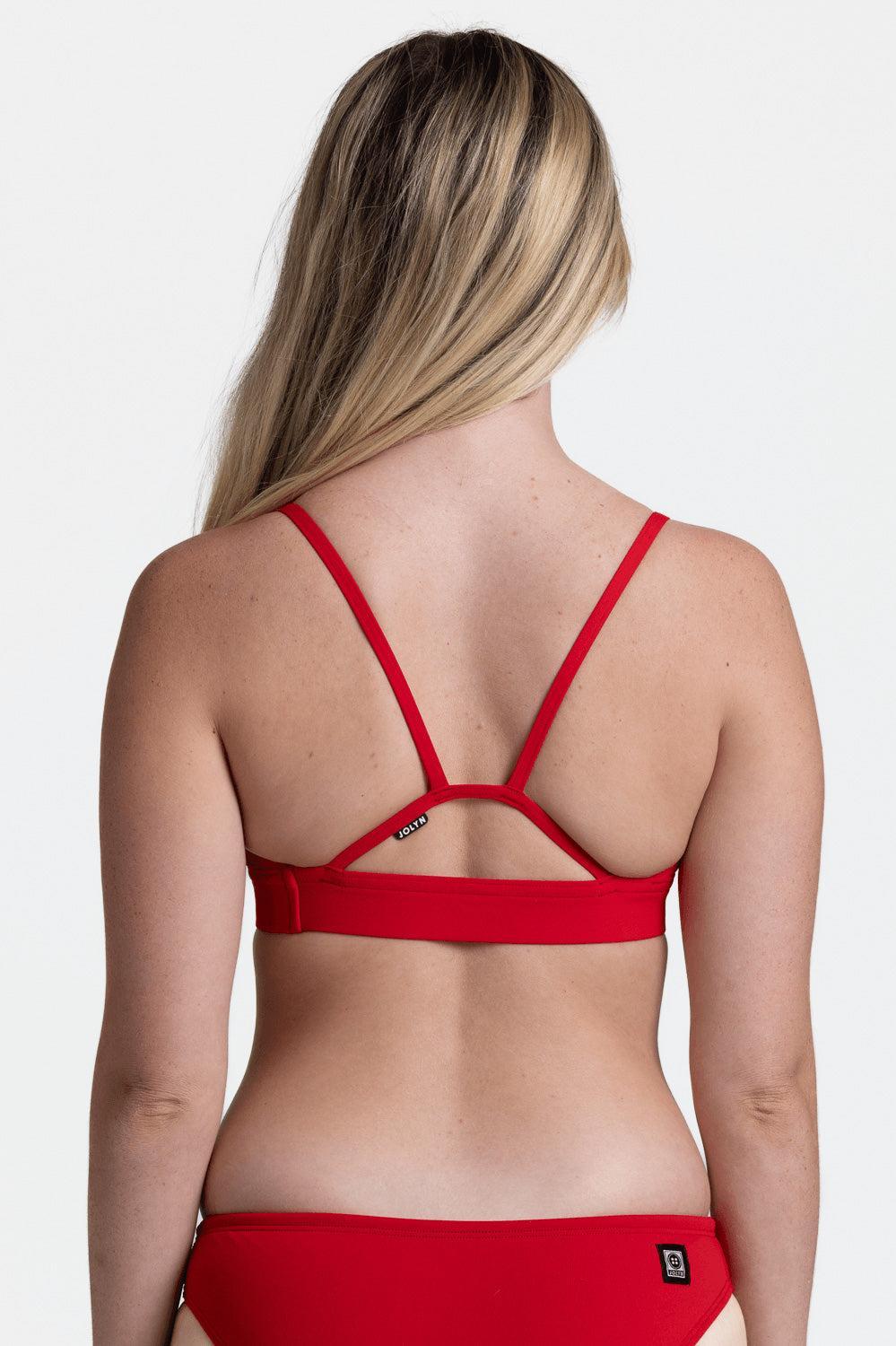 Mara Bikini Top - Red Female Product Image