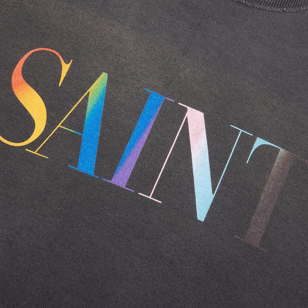 Rainbow Saint Crew Sweater - Black Male Product Image