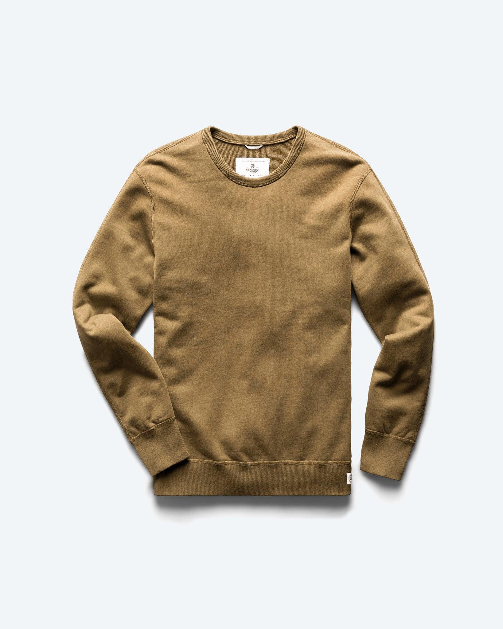 Midweight Terry Slim Crewneck Male Product Image