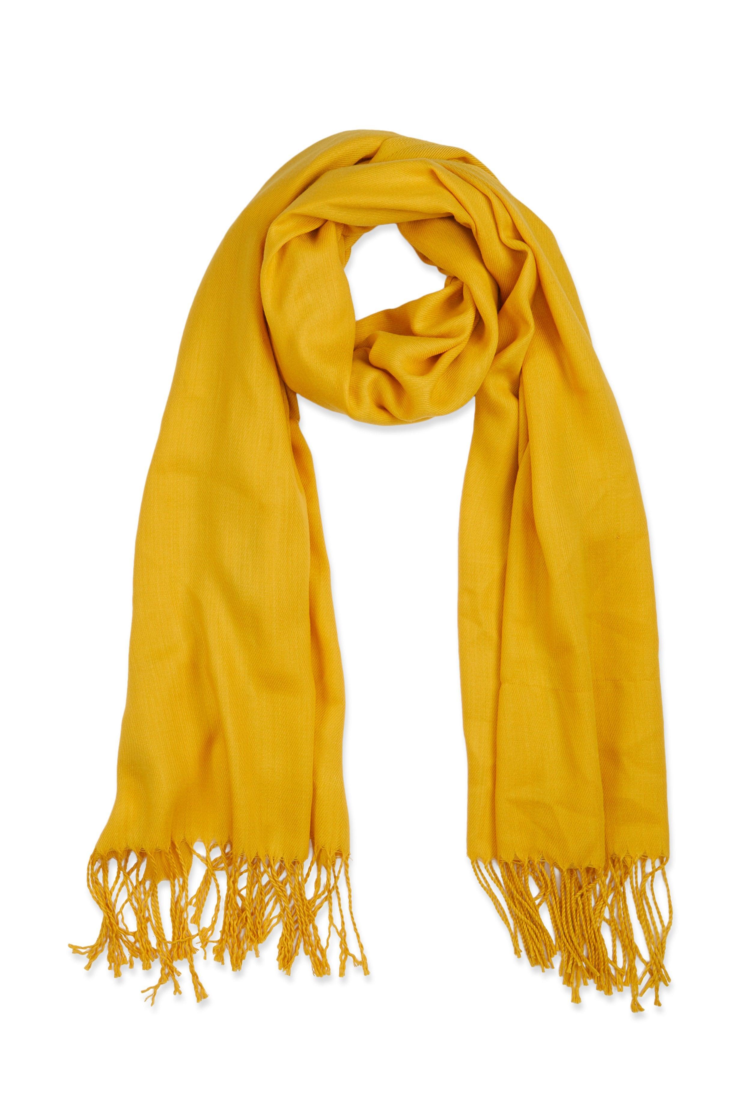 Solid Pashmina Scarf Female Product Image