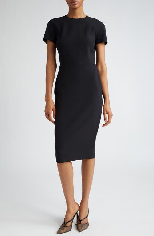 Victoria Beckham Crepe Sheath Dress Product Image