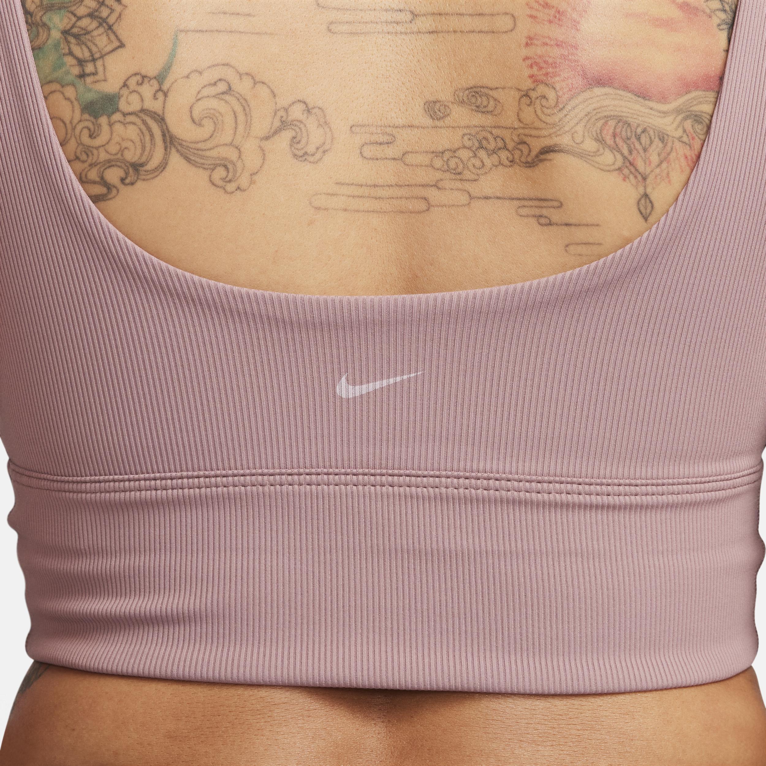 Nike Women's Zenvy Rib Light-Support Non-Padded Longline Sports Bra Product Image