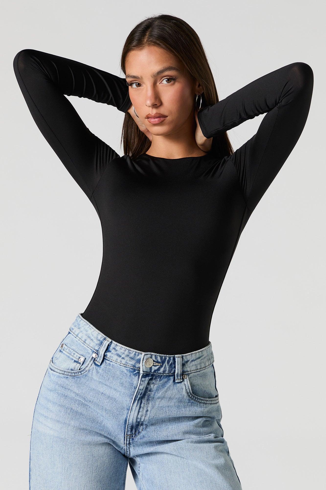 Contour Crewneck Long Sleeve Bodysuit Female Product Image