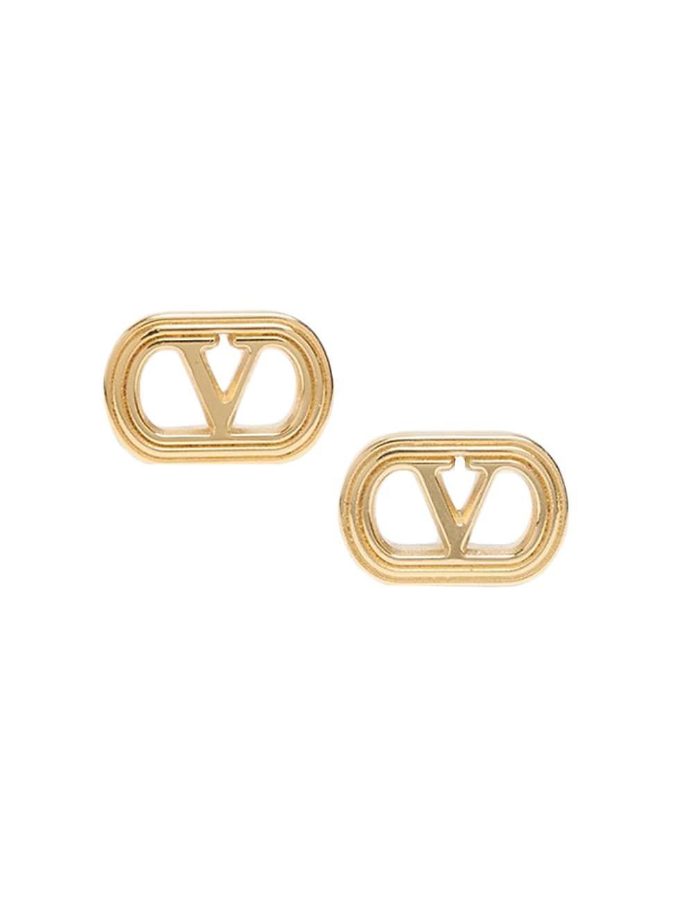 Womens Ovalette Metal Earrings Product Image