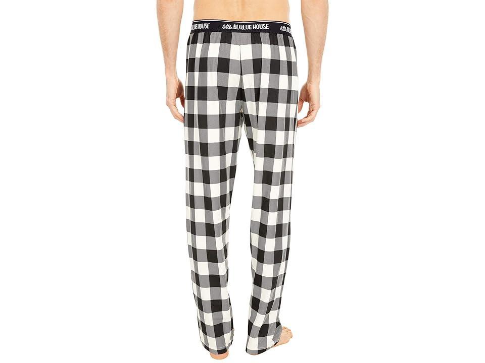 Little Blue House by Hatley Cream Plaid Jersey Pajama Pants Men's Pajama Product Image