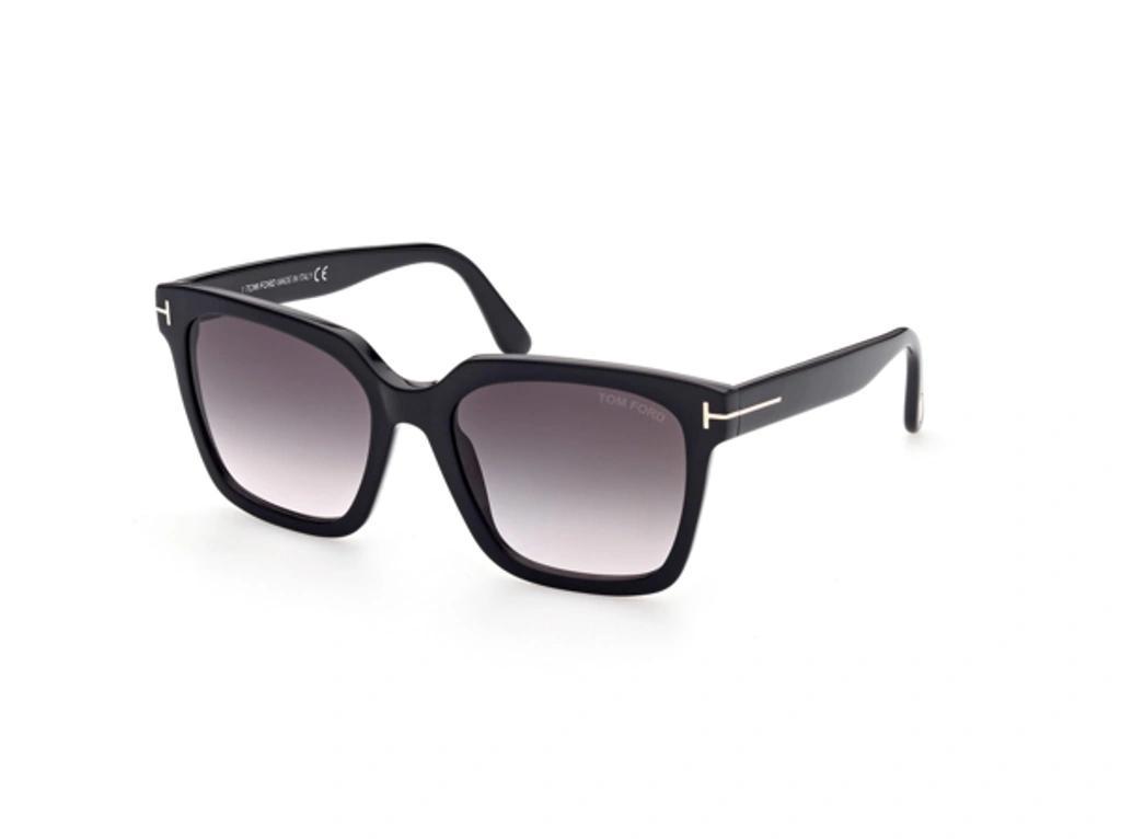 TOM FORD Selby Square Plastic Sunglasses In Black Product Image