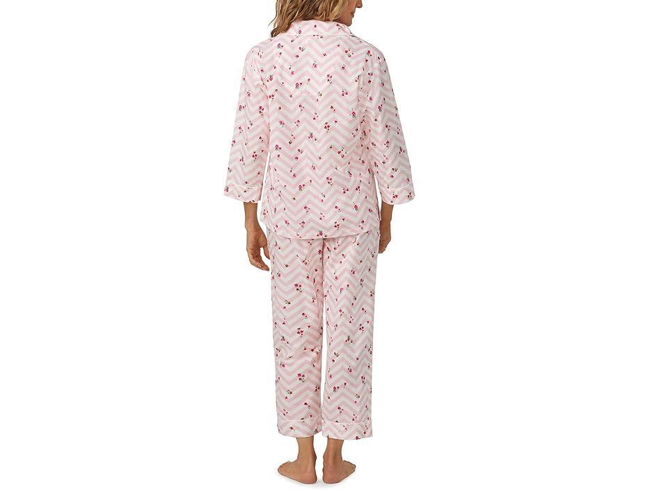 Bedhead PJs 3/4 Sleeve Cropped PJ Set (Josephine) Women's Pajama Sets Product Image