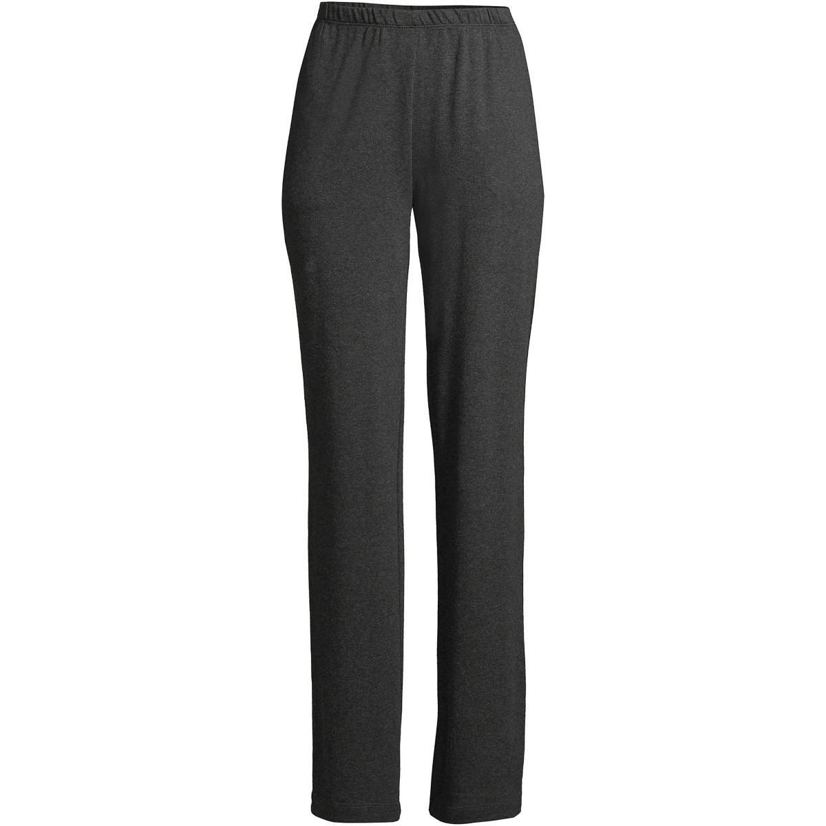 Lands End Womens Sport Knit High Rise Elastic Waist Pull On Pants Product Image