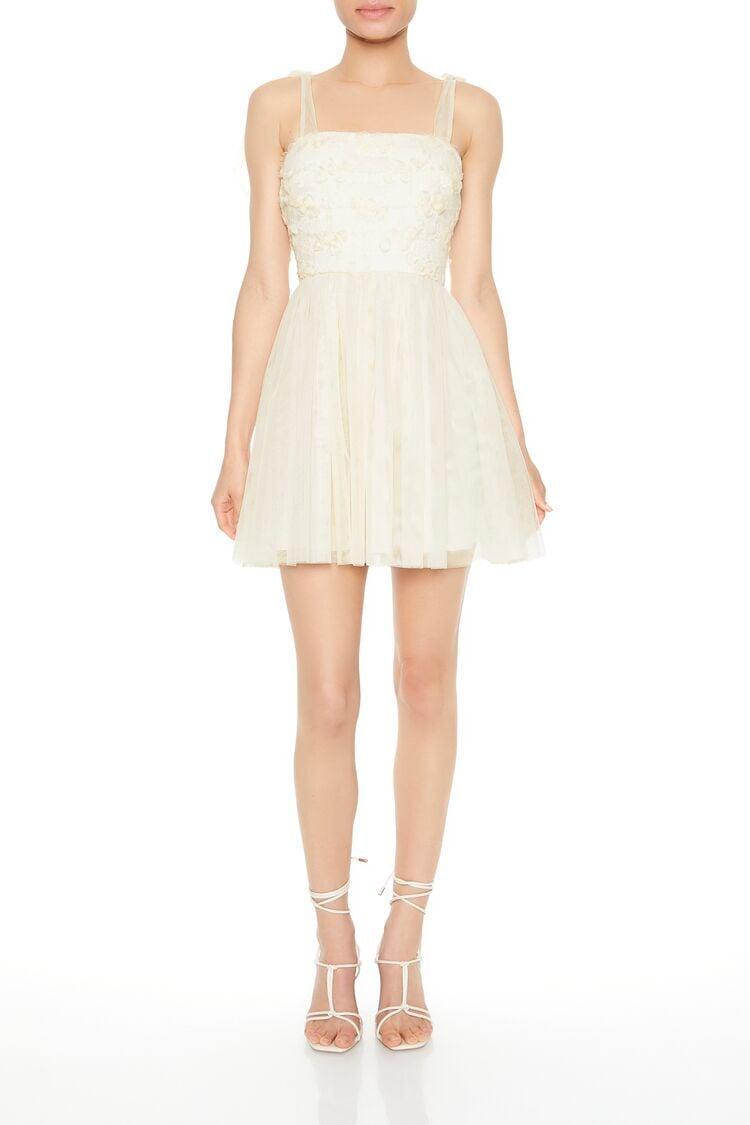 Lace Tie-Strap Babydoll Dress | Forever 21 Product Image