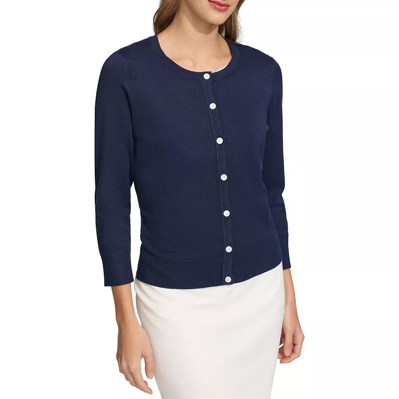 Womens Harper Rose Long Sleeve Button-Front Cardigan Blue Product Image