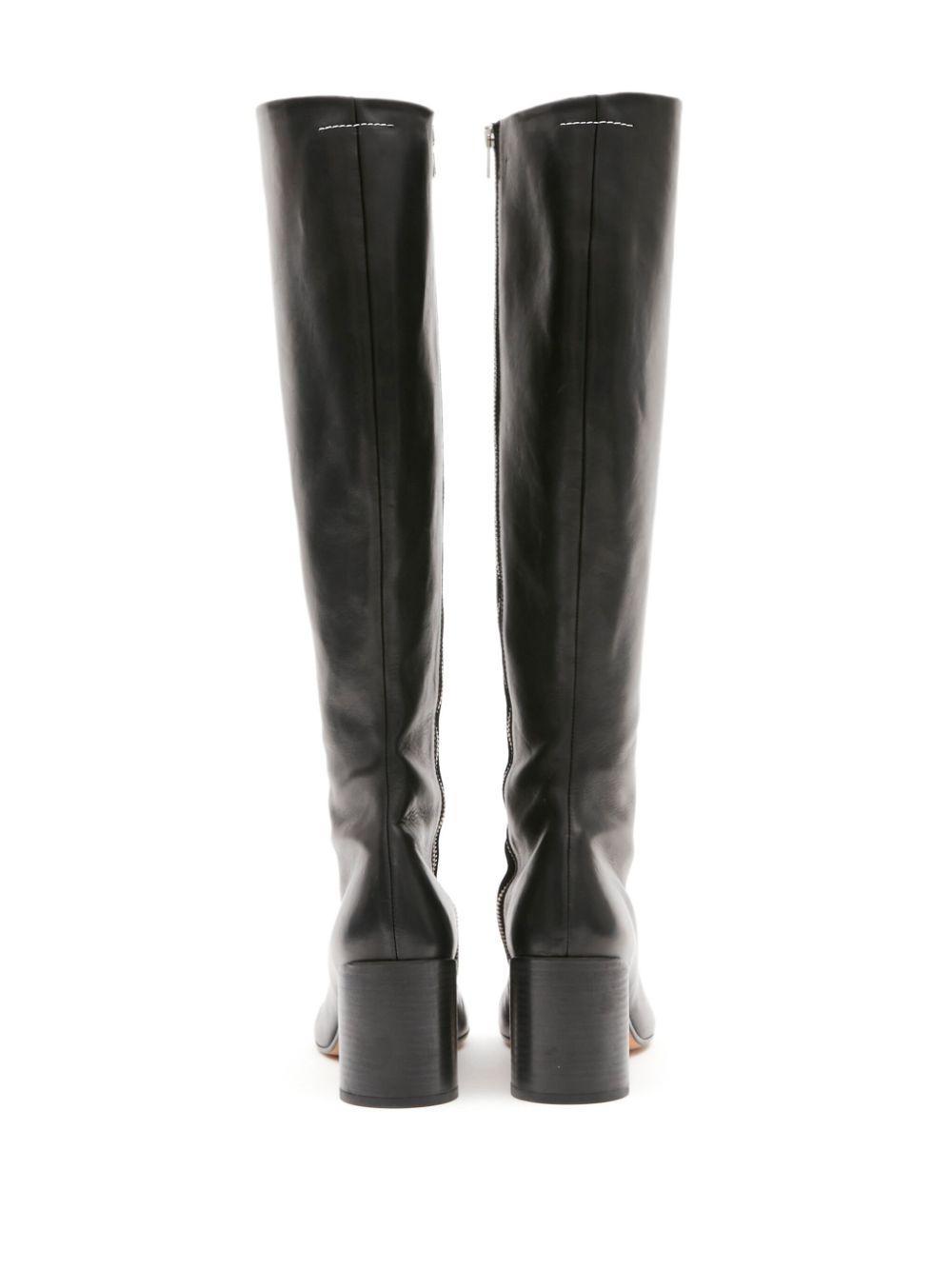 knee-high leather boots Product Image