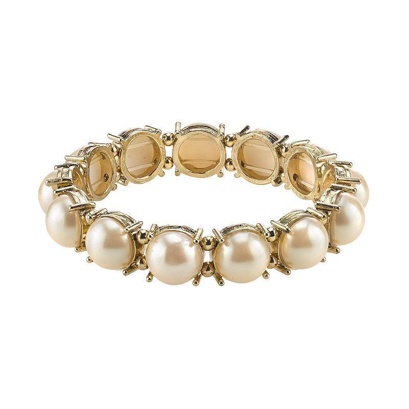 1928 Stretch Bracelet, Womens, White Product Image