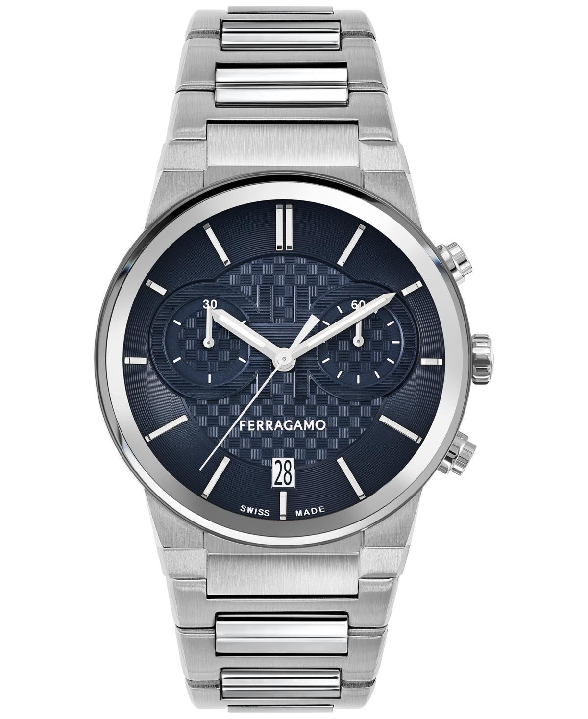 FERRAGAMO Sapphire Chronograph Bracelet Watch, 41mm Product Image