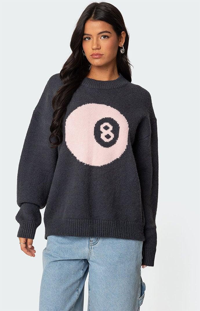 Edikted Women's Magic 8 Oversized Chunky Knit Sweater Product Image