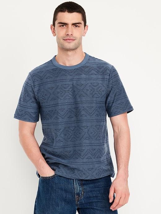 Textured Jacquard T-Shirt Product Image