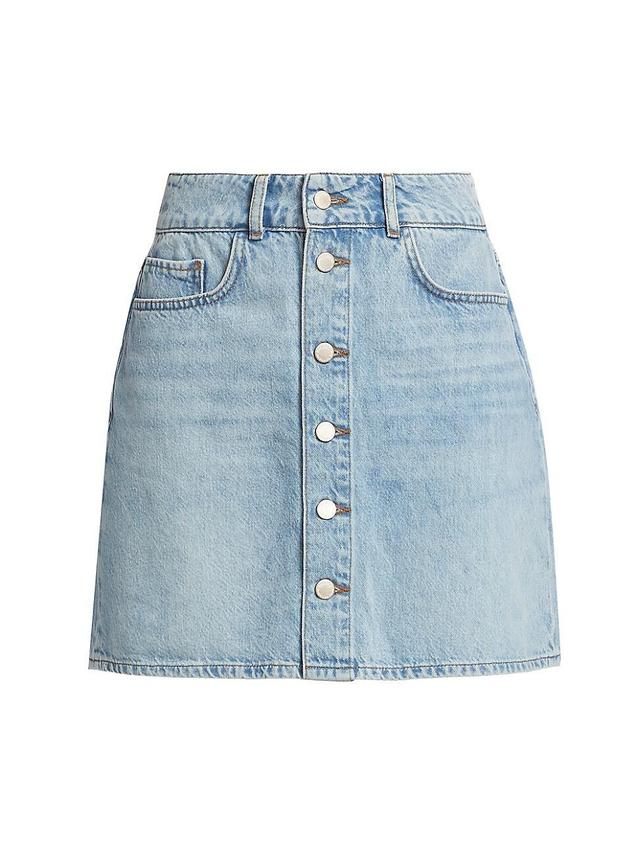 Womens Ms. Louisiana Denim Miniskirt Product Image