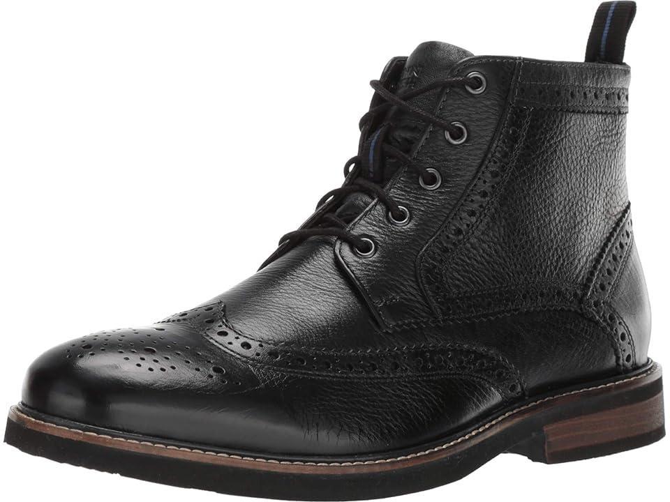 Nunn Bush Odell Wingtip Boot with KORE Walking Comfort Technology Tumbled) Men's Lace-up Boots Product Image