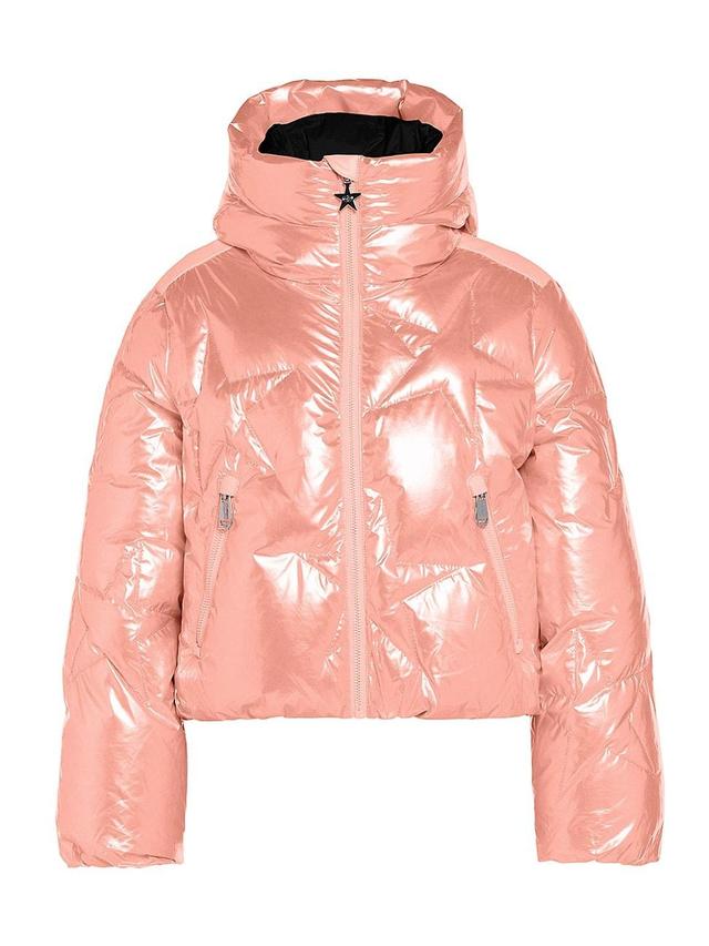 Womens Glamstar Star-Quilted Ski Jacket Product Image