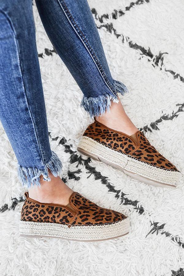 The Presley Espadrille in Leopard Product Image