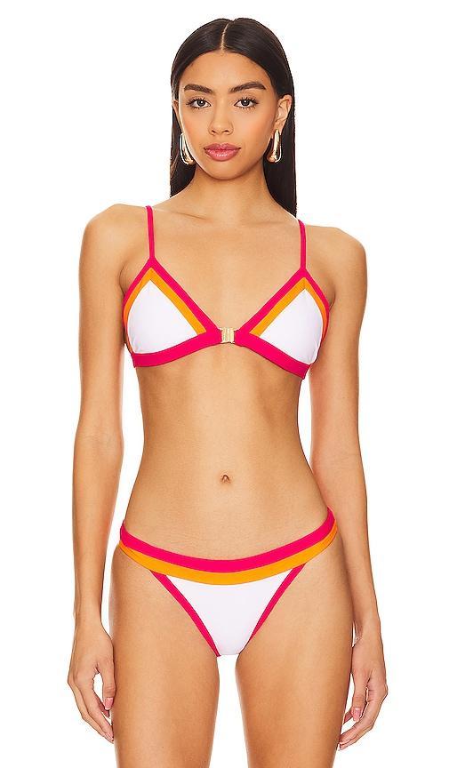 Cabana Amalfi Color Block Bikini Top Product Image