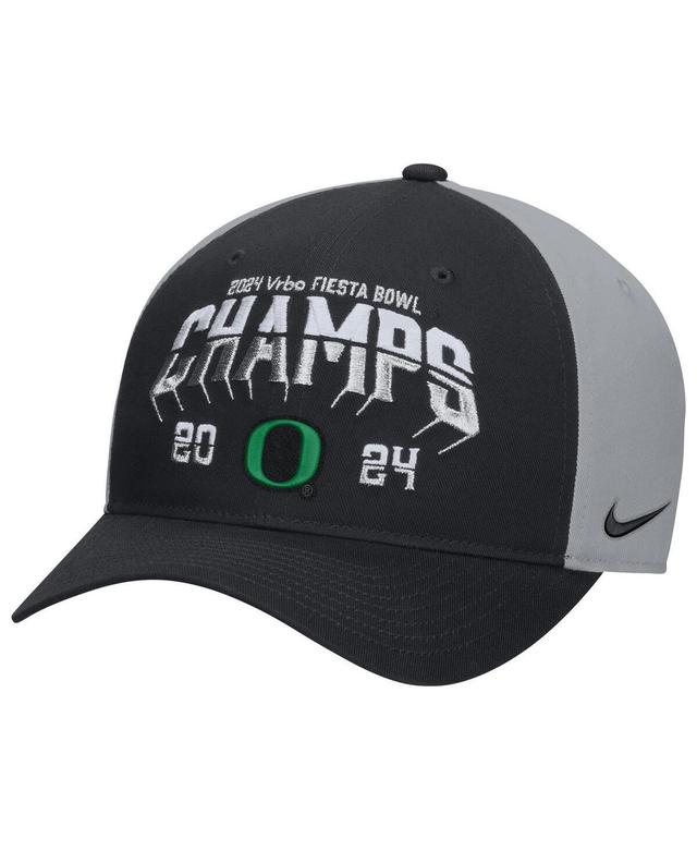 Mens Nike Black Oregon Ducks 2024 Fiesta Bowl Champions Locker Room Adjustable Hat Product Image