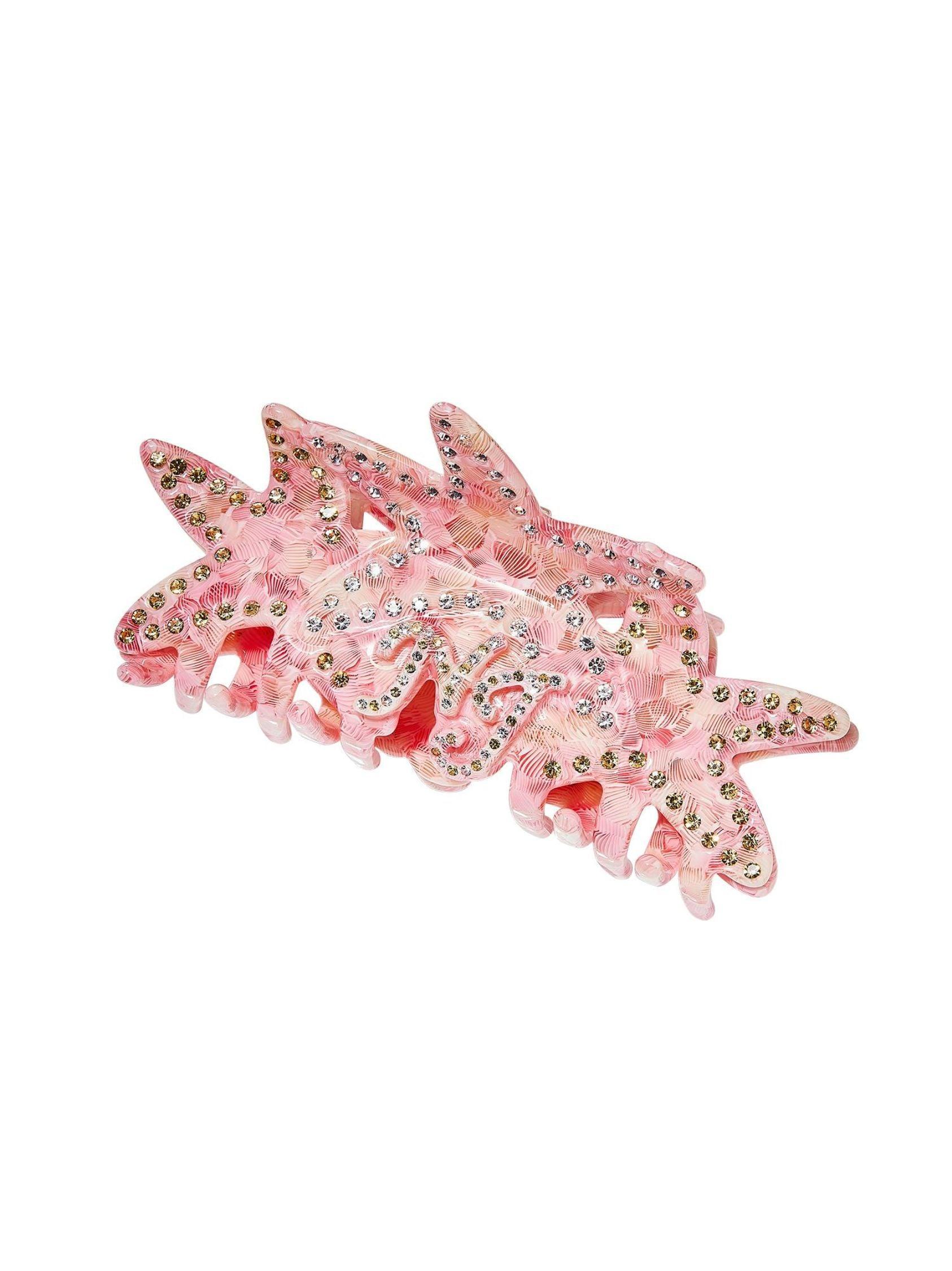 Paulina Crystal Star Claw Clip (Light Pink) Product Image