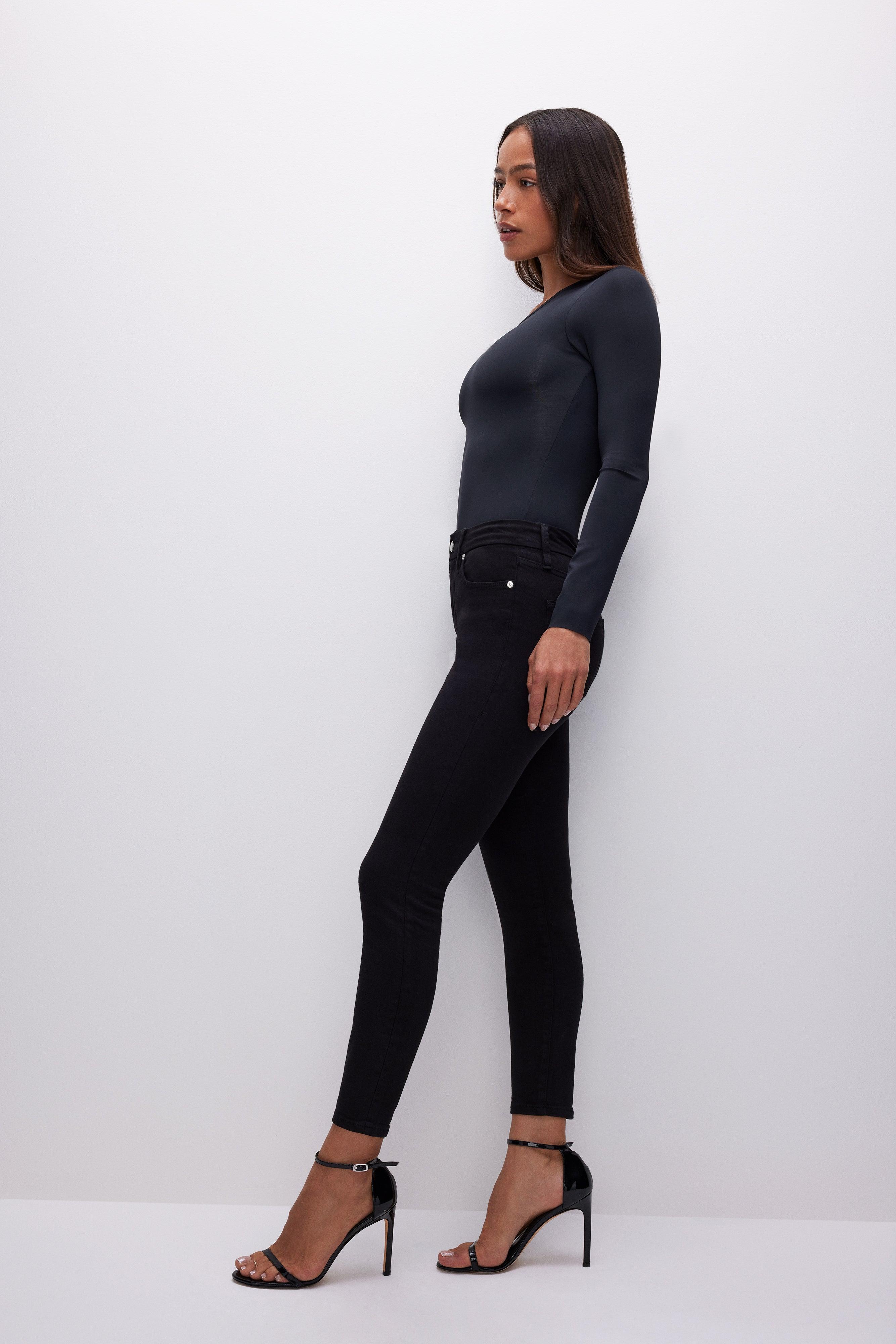 GOOD LEGS SKINNY CROPPED JEANS | BLACK001 Product Image