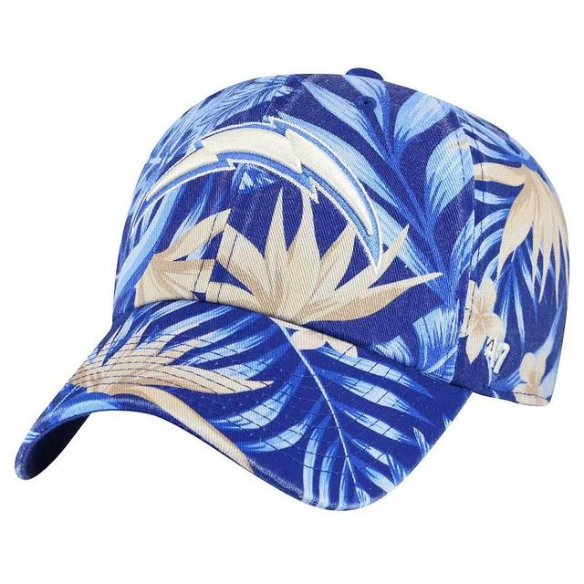 Mens 47 Powder Blue Los Angeles Chargers Tropicalia Clean Up Adjustable Hat Product Image