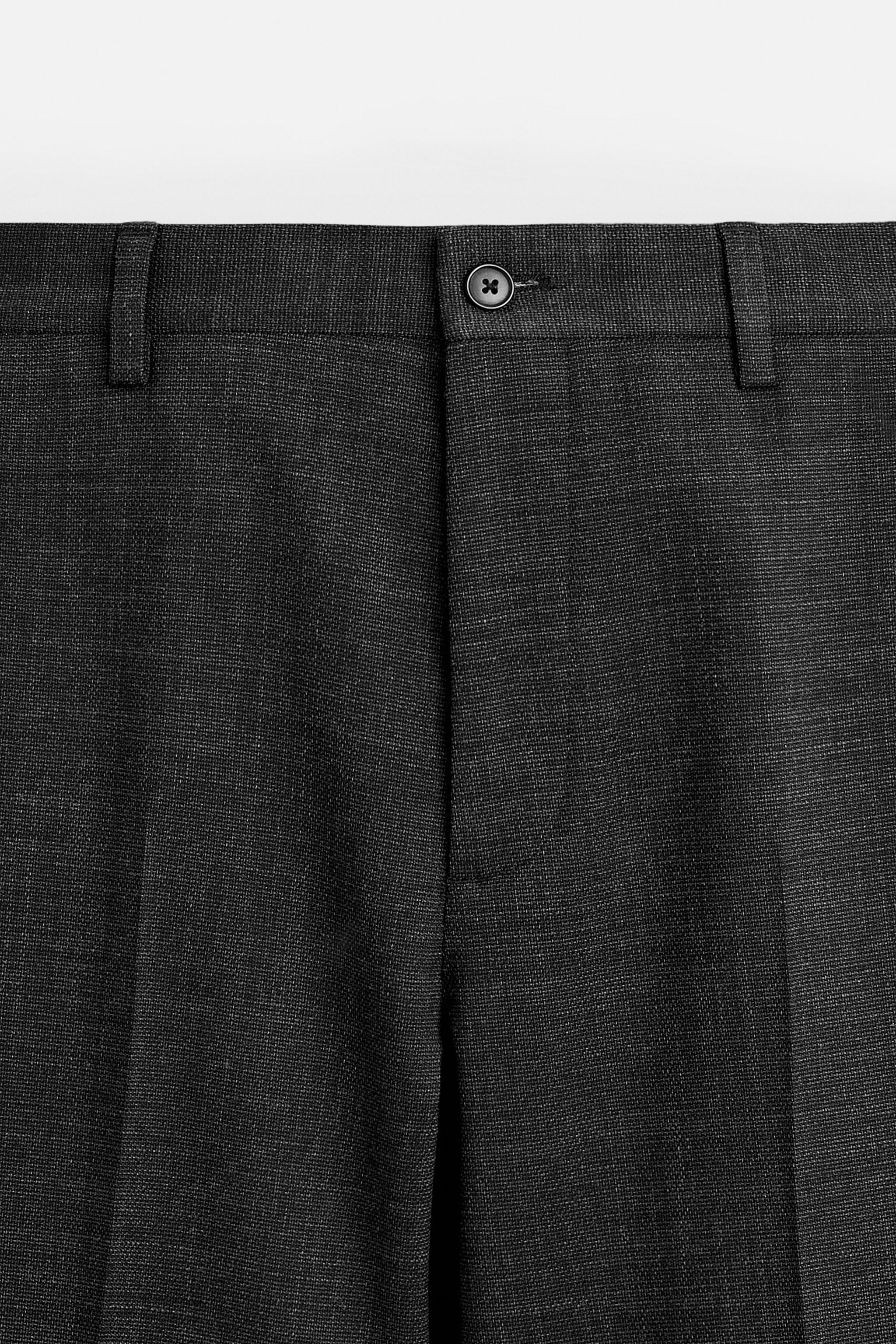 TEXTURED SUIT PANTS Product Image