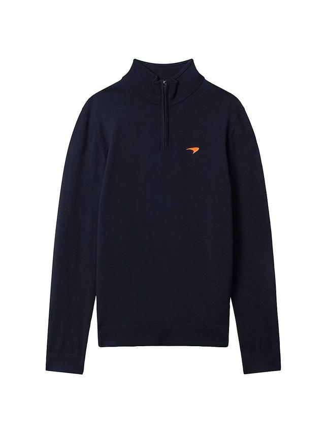 Mens Reiss x McLaren F1 Team Hatch Wool Half-Zip Pullover Product Image