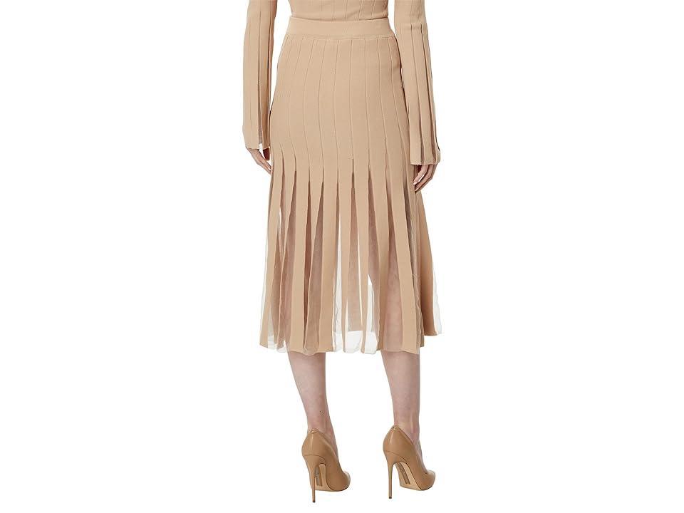 en saison Brianna Midi Skirt (Cream) Women's Skirt Product Image