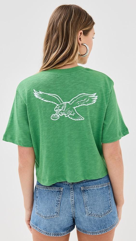 Junk Food Eagles Dual Threat Crop Tee | Shopbop Product Image