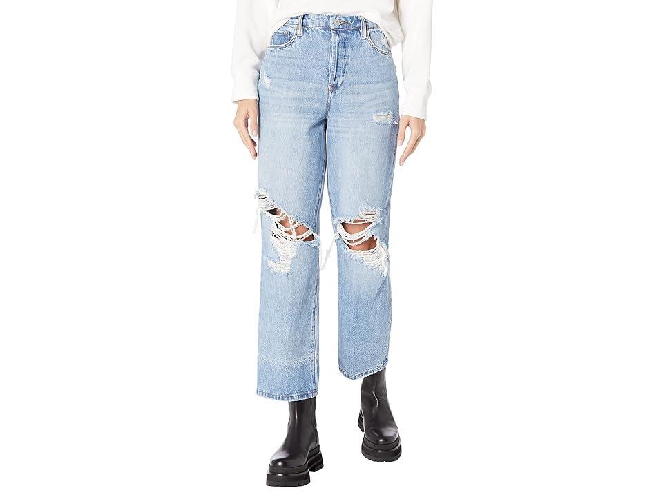 Blank NYC Baxter Rib Cage Jeans Straight Leg with Rips in Personal Best (Personal Best) Women's Jeans Product Image