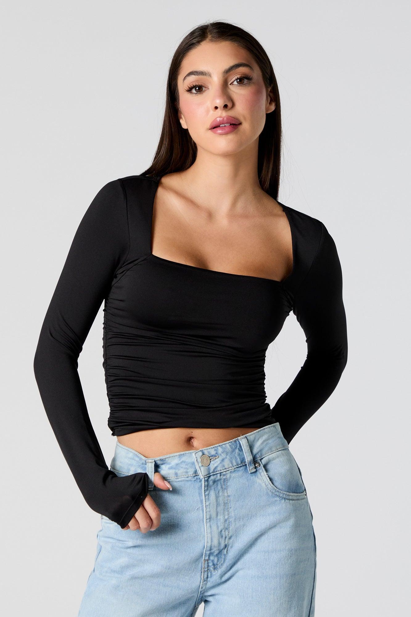 Contour Square Neck Long Sleeve Top Female product image