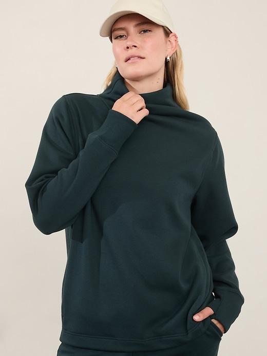 Cozy Karma Twist Neck Sweatshirt Product Image