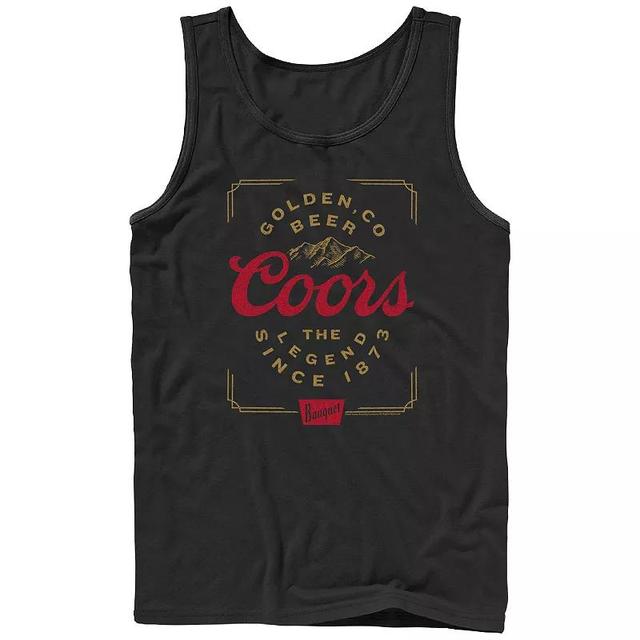 Mens Coors Vintage Poster Graphic Tank Top Product Image