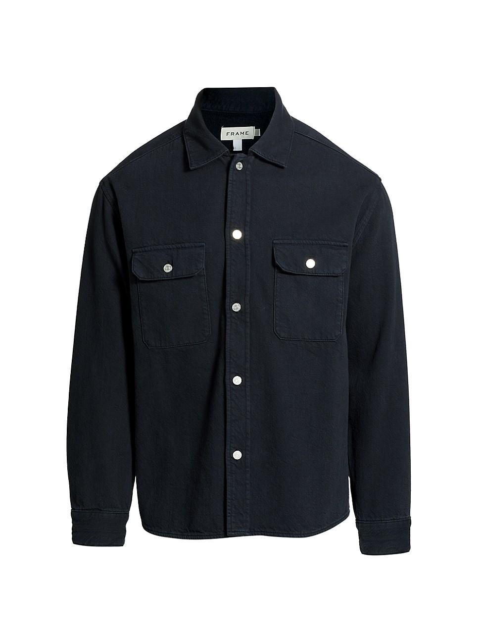 Mens Cotton Terry Overshirt Product Image