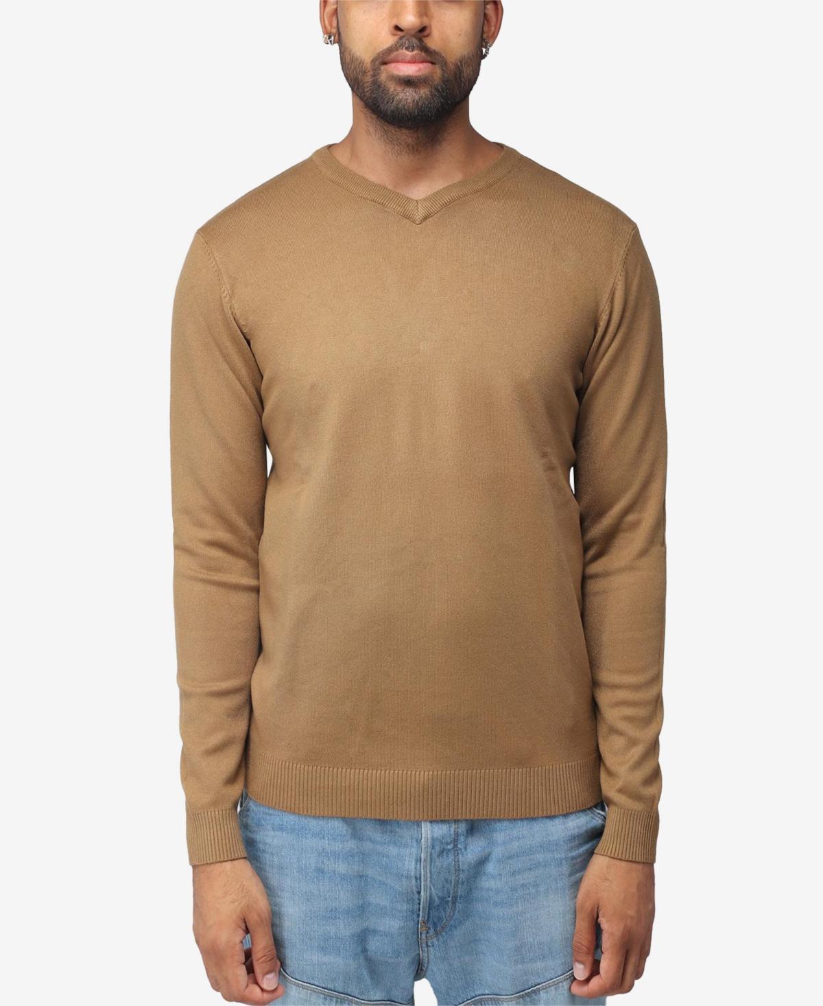 Mens Xray Fitted V-Neck Sweater Product Image