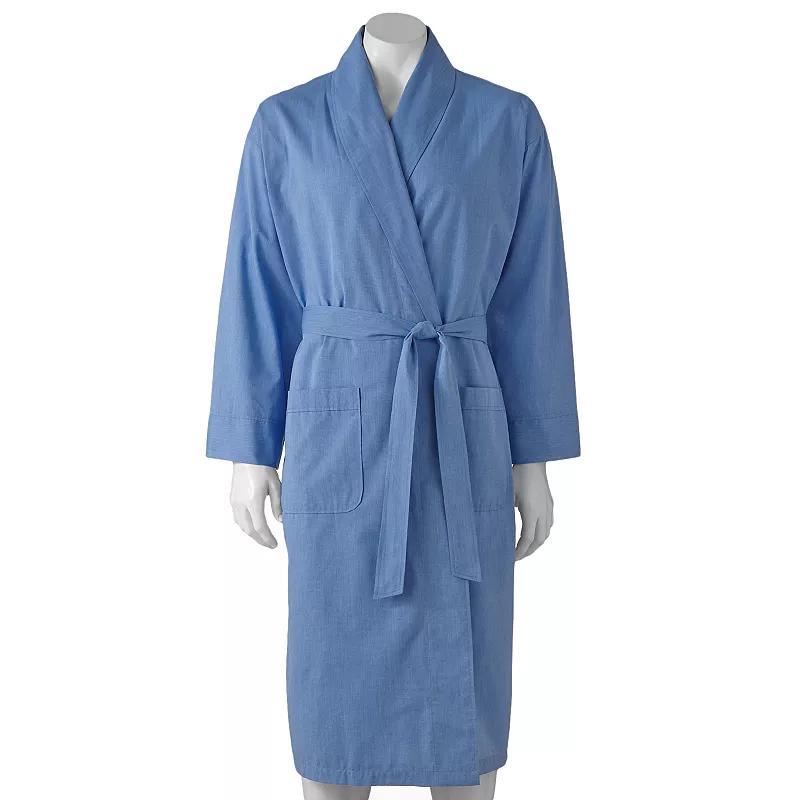 Mens Hanes(R) Ultimate(R) Plaid Woven Robe Product Image