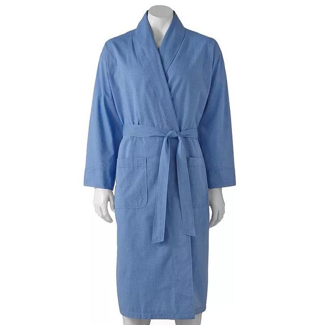 Big & Tall Hanes Lightweight Woven Shawl Robe, Mens Product Image