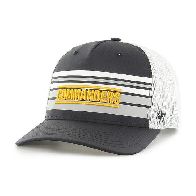 Mens 47 Black/White Washington Commanders Altitude MVP Trucker Snapback Hat Product Image