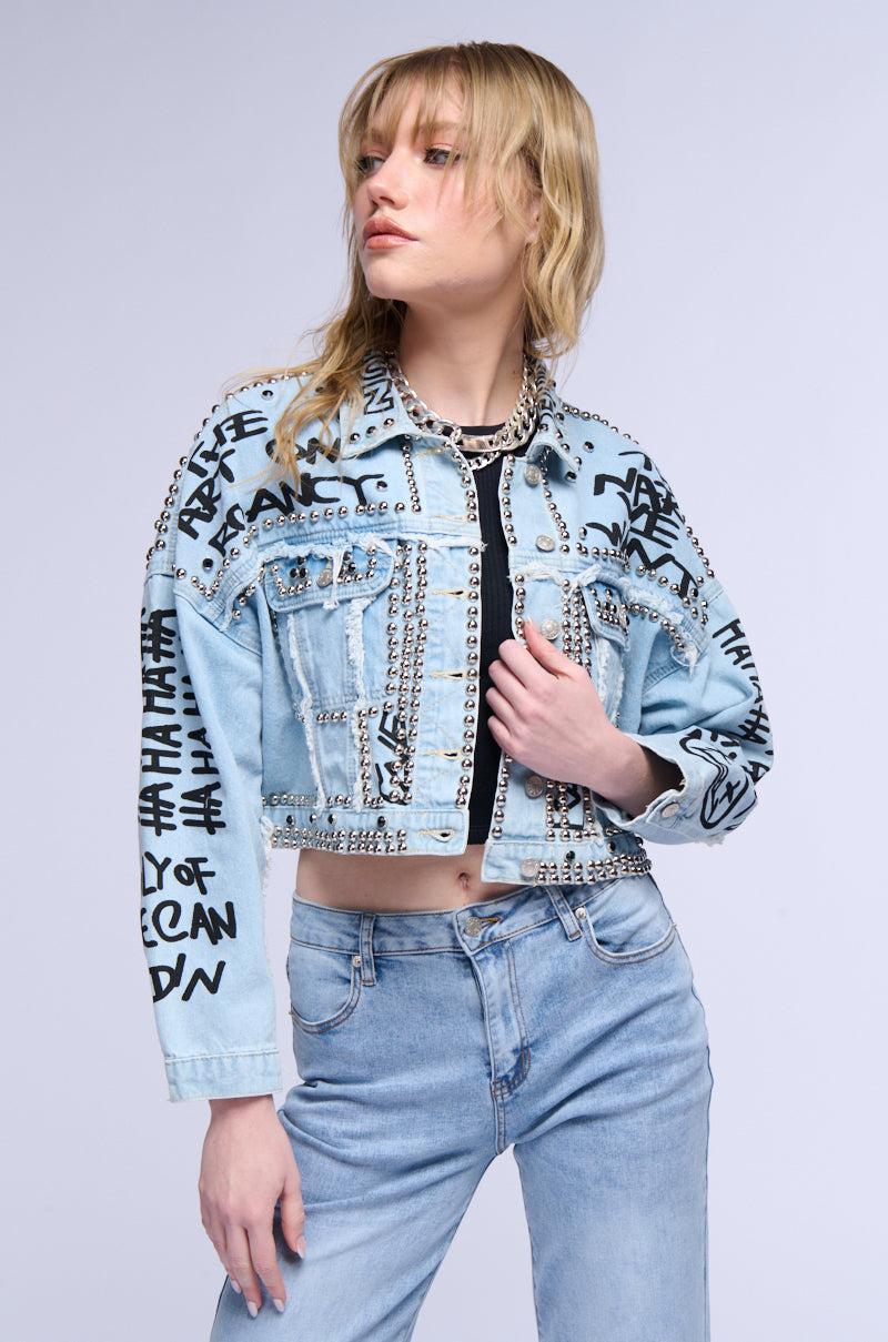 RHYTHM OF THE NIGHT DENIM JACKET Product Image