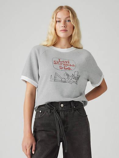 Levi's Marina Short Sleeve Crewneck Sweatshirt - Women's Product Image