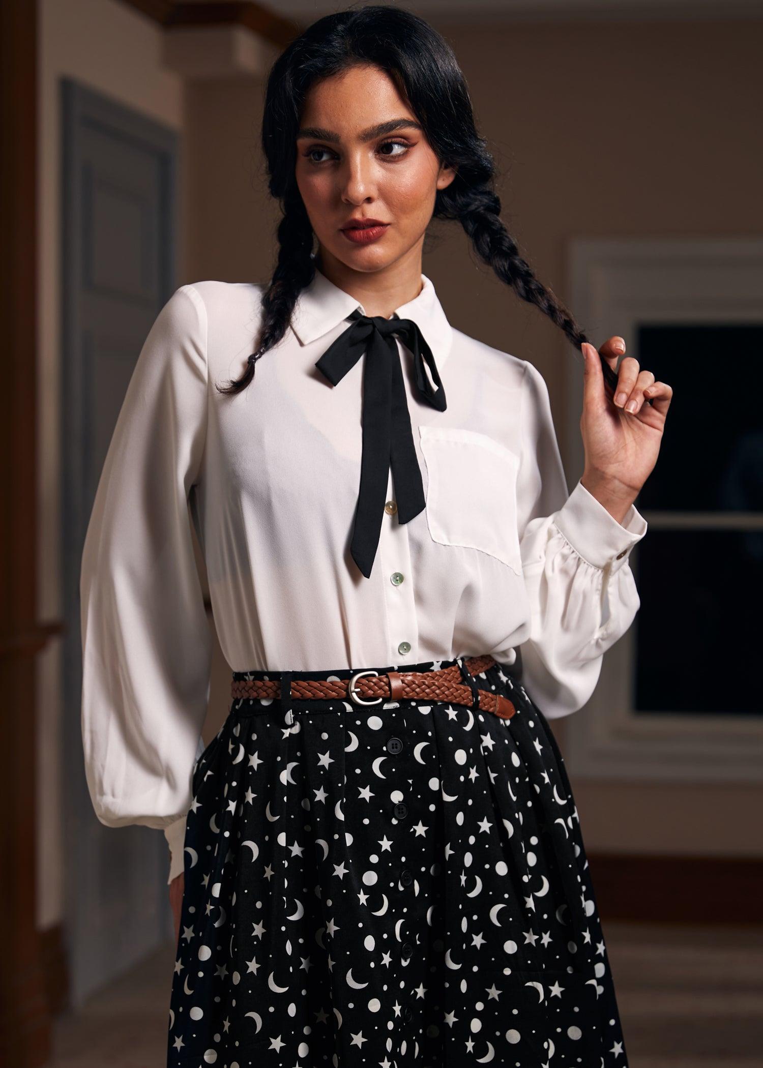 Enchanted Evening Collared Blouse Product Image