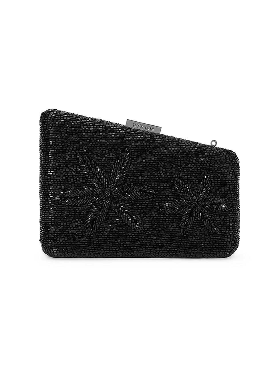 Womens Carmella Floral-Beaded Clutch Product Image