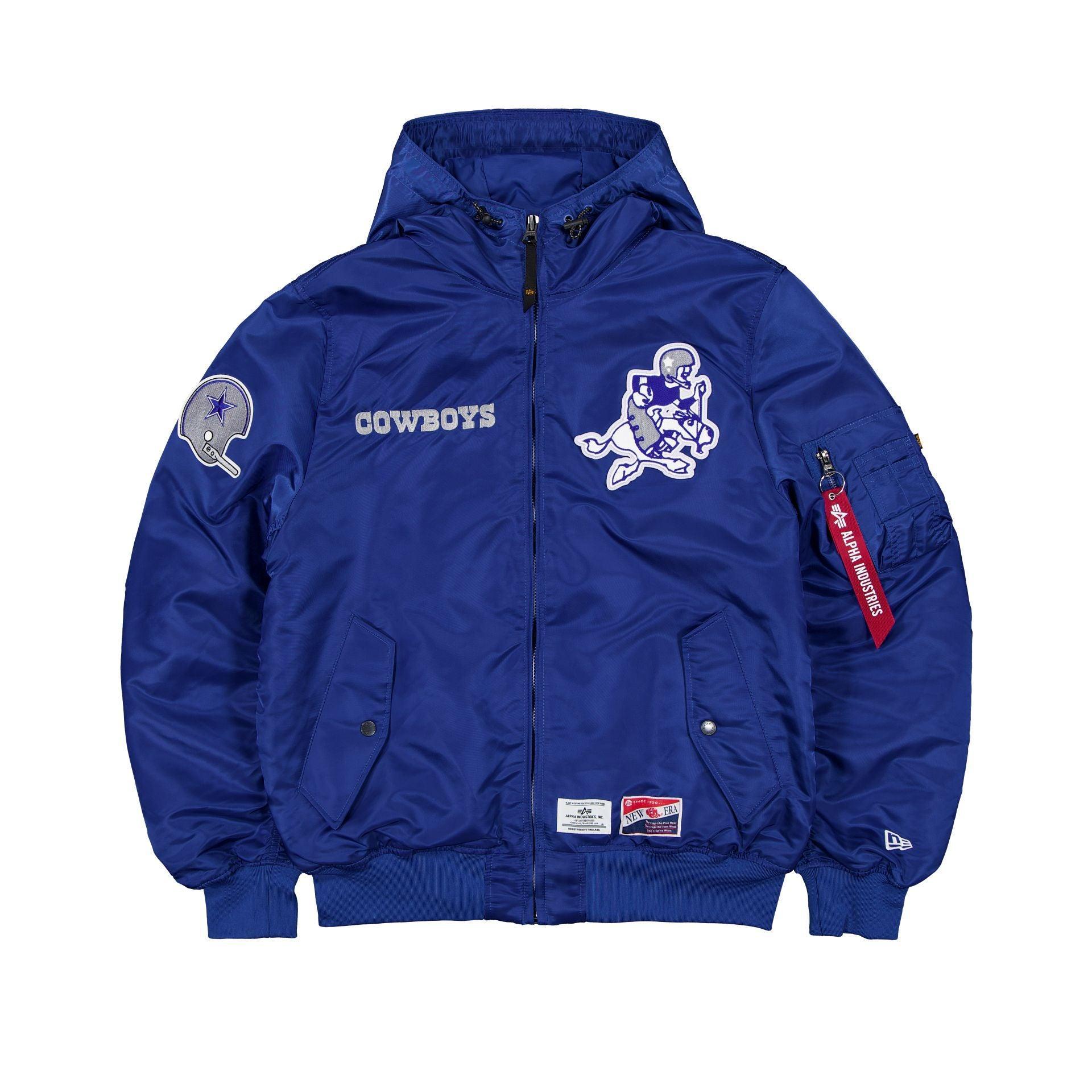 Alpha Industries x New York Giants L-2B Hooded Bomber Jacket Male Product Image